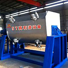 DB-5 tons of double-mouth discharge horizontal real stone paint equipment